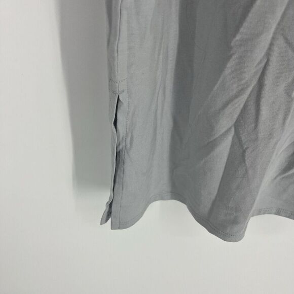 Soft Surroundings T Shirt Dress Size Large Petite Womens Gray Mykonos Layered - Picture 7 of 8